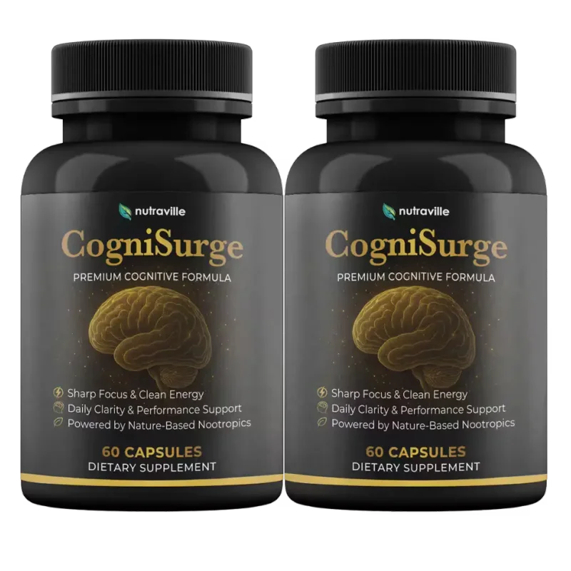 CogniSurge Cognitive Supplement Bottle (2 Bottle / 60 Day Pack)